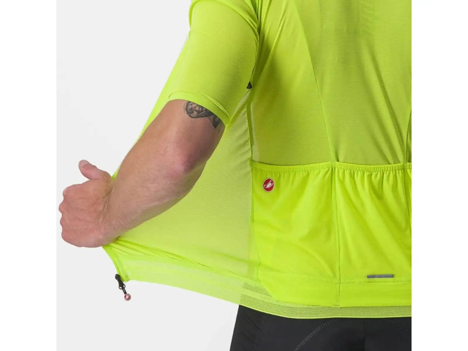 Castelli Superleggera 3 Herren-Trikot kurzarm Electric Lime