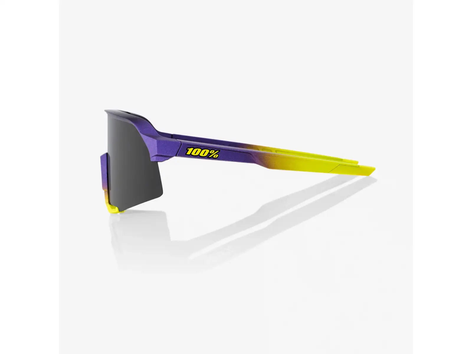 100% S3 Brille Soft Tact Stone Matte Metallic Digital Brights/Smoke Linse