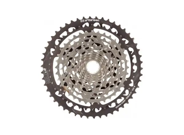 E-13 Helix Race 12sp. Kassette 9-50z. Nickel Grau