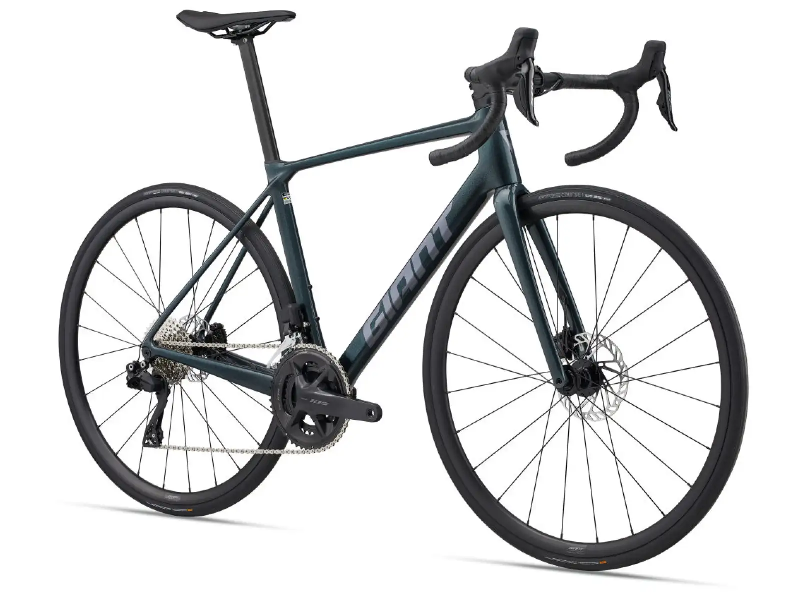 Giant TCR Advanced 1 PC Rennrad Asphalt Green