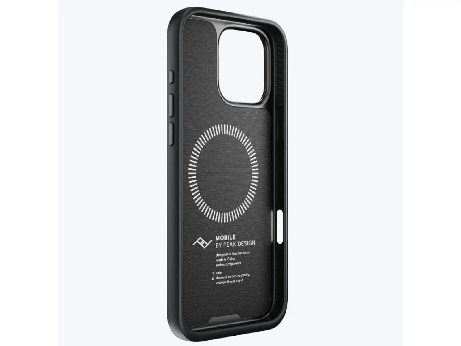 Peak Design Mobile Everyday Fabric Case iPhone 16 Pro Max Handyhülle Charcoal