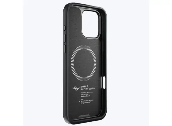 Peak Design Mobile Everyday Fabric Case iPhone 16 Pro Max Handyhülle Charcoal