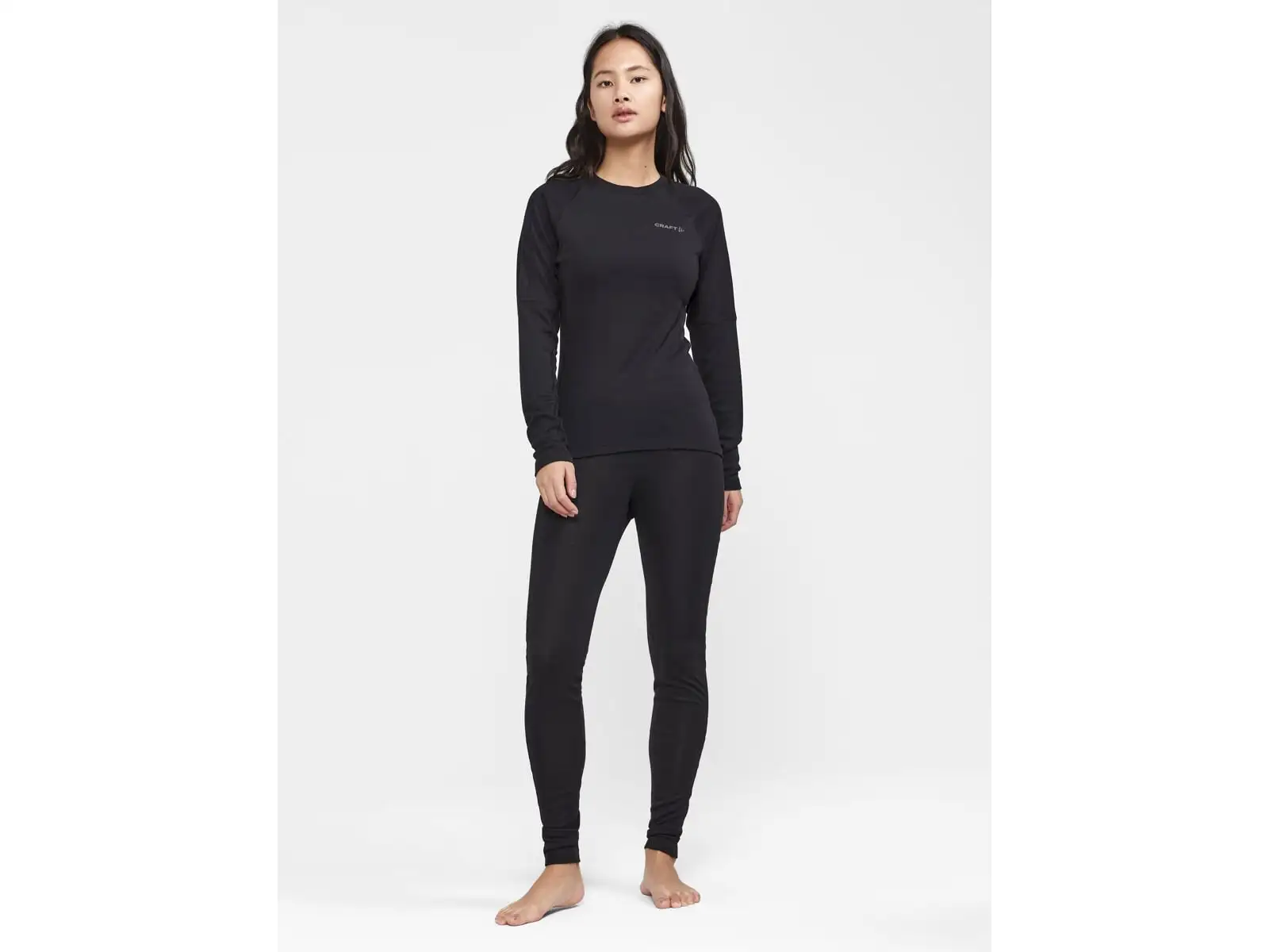 Craft ADV Wool Merino Damen Langarmshirt Schwarz