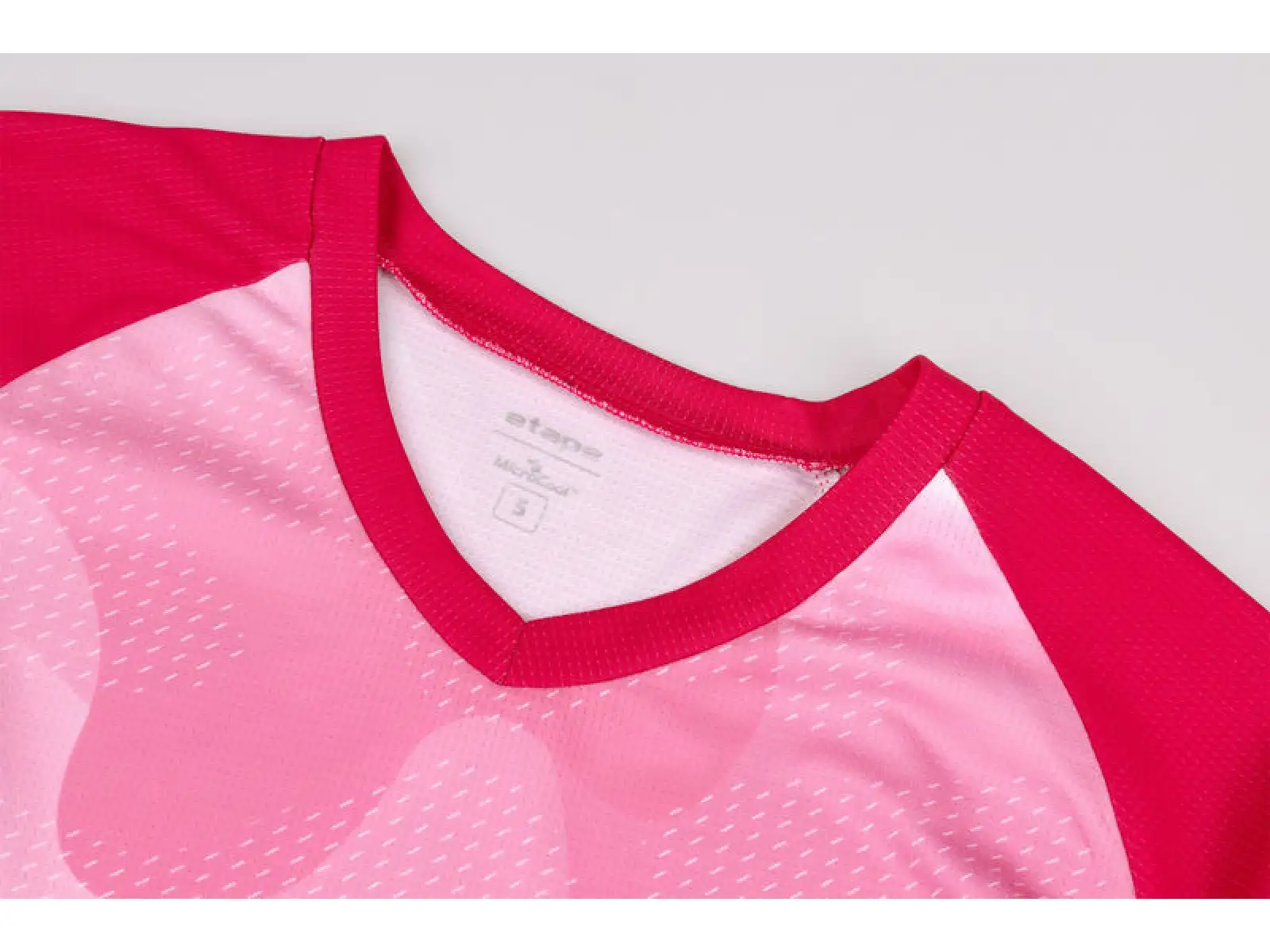 Etape Roxy Damen Loose-Trikot Kurzarm pink/weiß