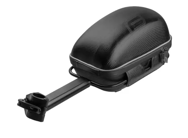 Force Crust Satteltasche mit Halterung Schwarz