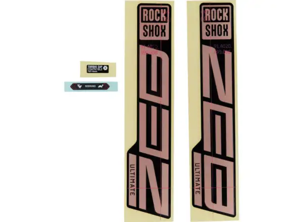 Rock Shox Decal ZEB Ultimate 27,5"/29" Gloss Black / Copper