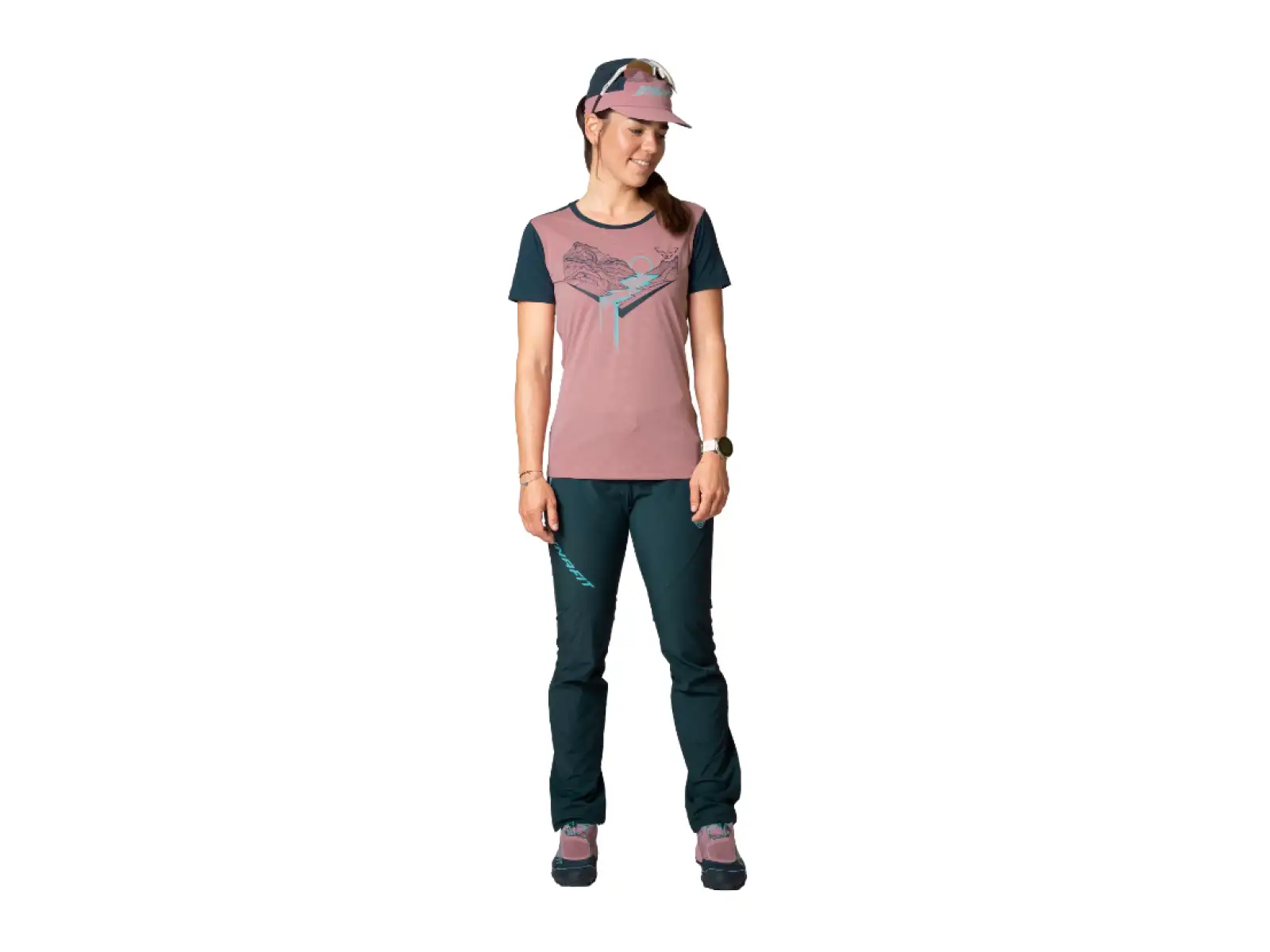 Dynafit Transalper Light Damen T-Shirt kurzärmlig Mokarosa