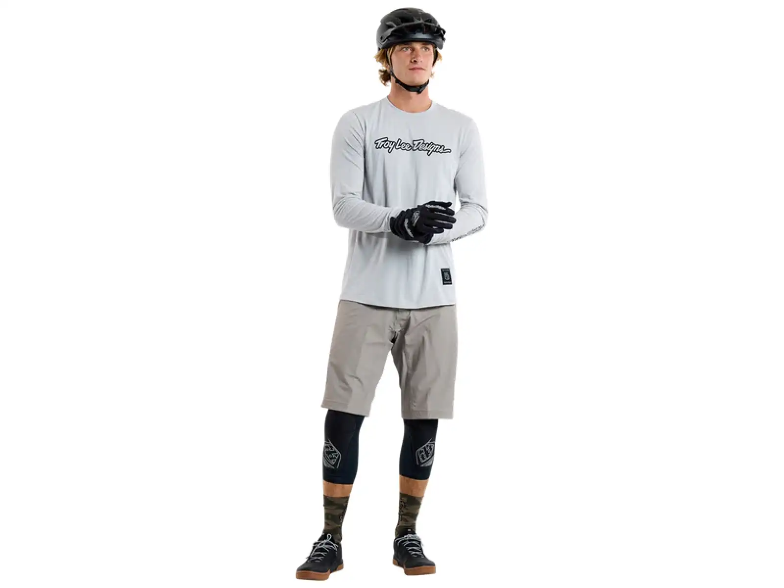 Troy Lee Designs Skyline Ride Tee Signature Herren Trikot Langarm Mist