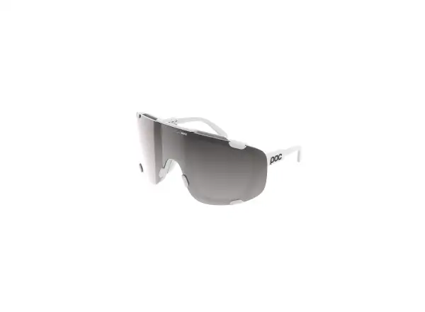 POC Devour + Sonnenbrille Hydrogen White/Clarity Road/Sunny Silver