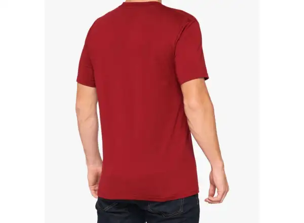 100% Offizielles Herren-T-Shirt mit kurzen Ärmeln in Rot.
