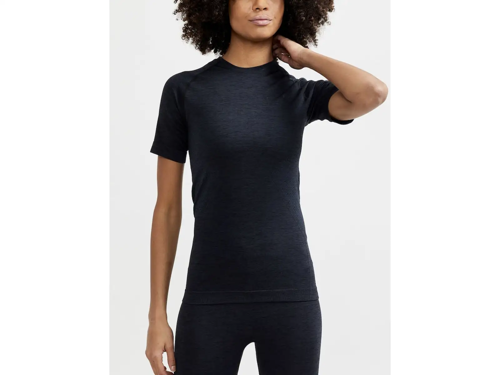 Craft Core Dry Active Comfort Damen T-Shirt Kurzarm black