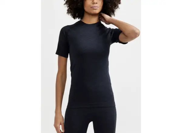 Craft Core Dry Active Comfort Damen T-Shirt Kurzarm black