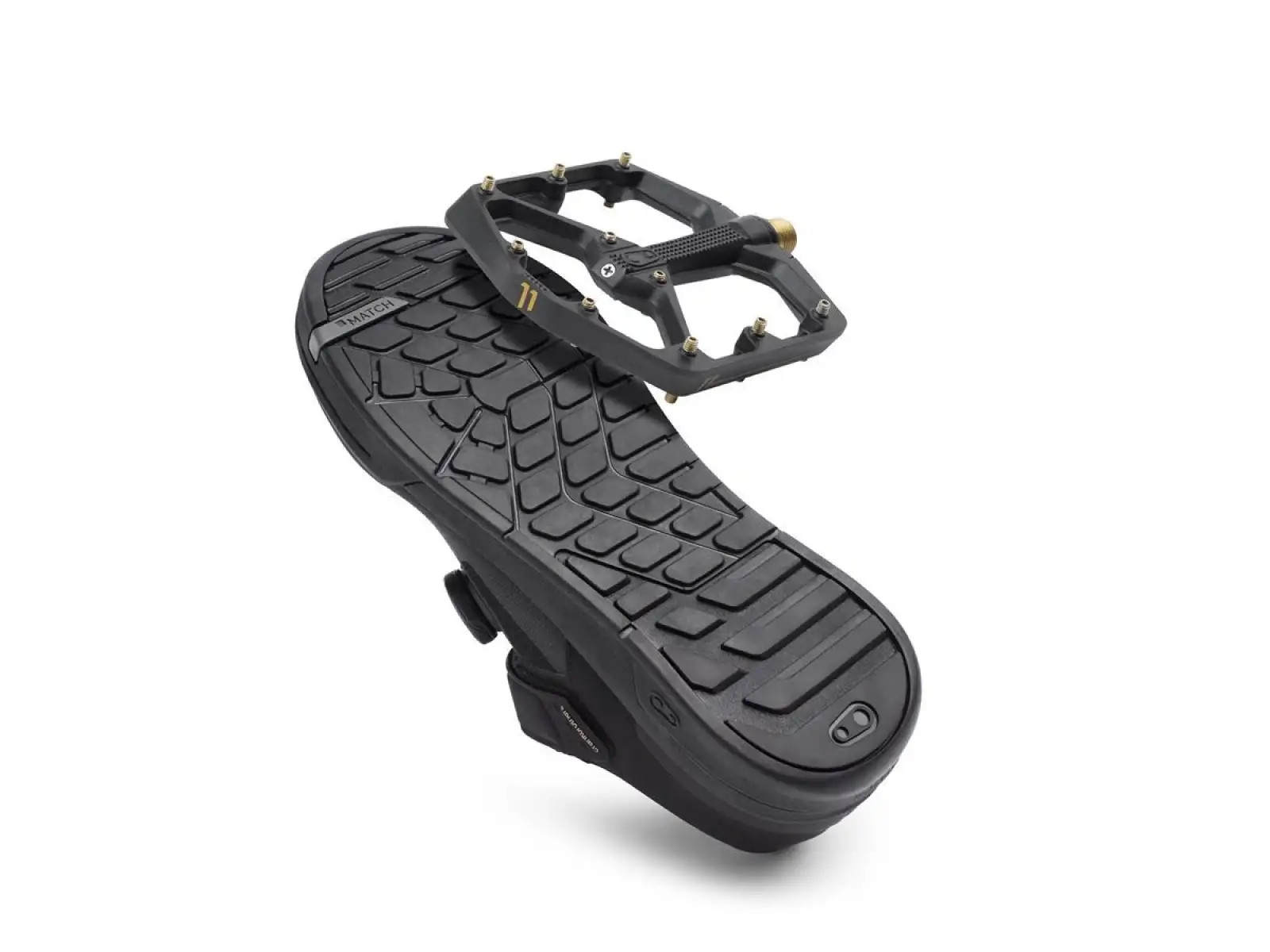 Crankbrothers Stamp Lace Herrenschuhe Schwarz/Rot