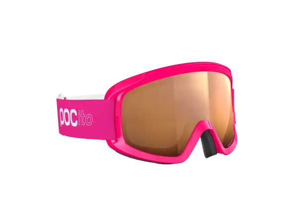 POC POCito Retina Kinder Skibrille Fluoreszierendes rosa/Hellorange