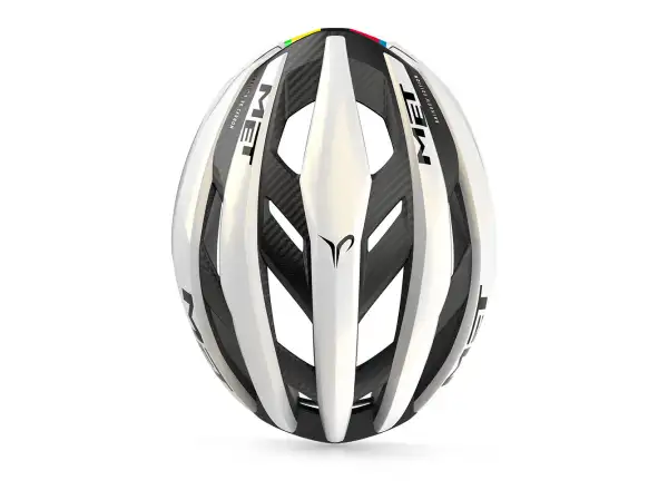 MET Trenta 3K Carbon Rennradhelm Rainbow Limited Edition
