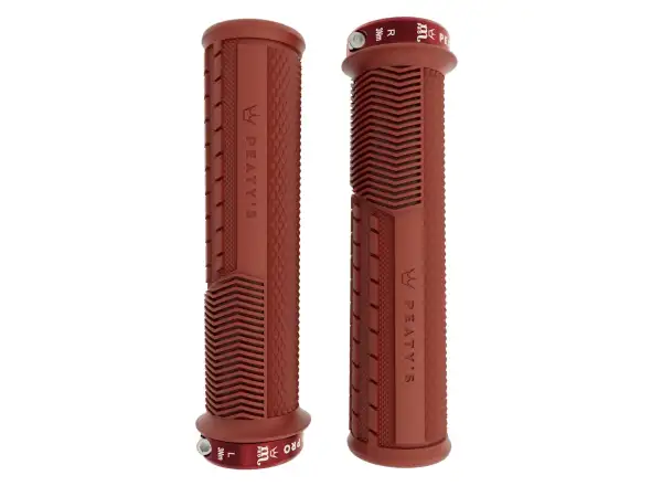 Peatys Monarch Pro Knurl Thick Griffe Brick Red