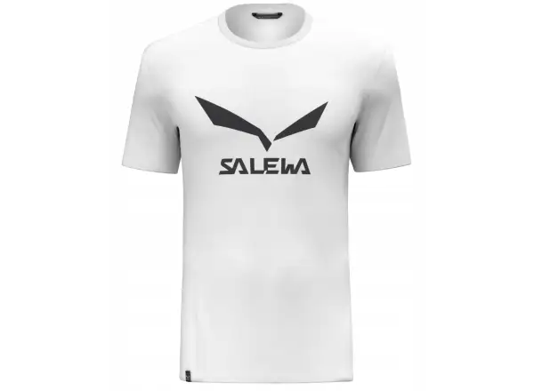 Salewa Solidlogo Dry Herren T-Shirt Kurzarm weiß