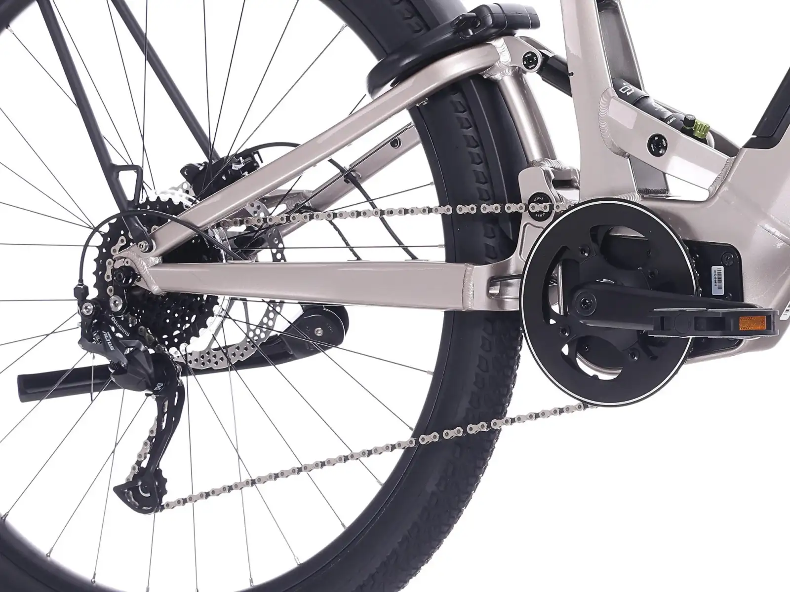 Rock Machine Crossride e450 FS Tiefeinsteiger E-Fully Sand Grey/Black