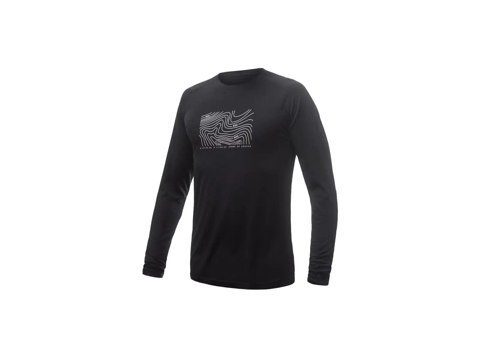 Sensor Merino Air PT Locate Herren T-Shirt Langarm black