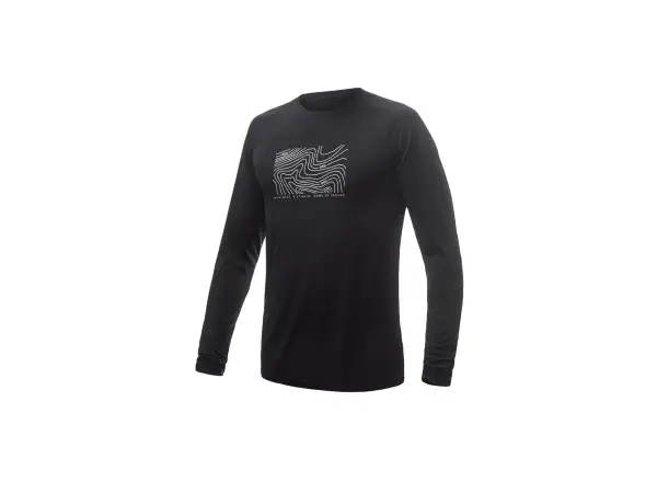 Sensor Merino Air PT Locate Herren T-Shirt Langarm black