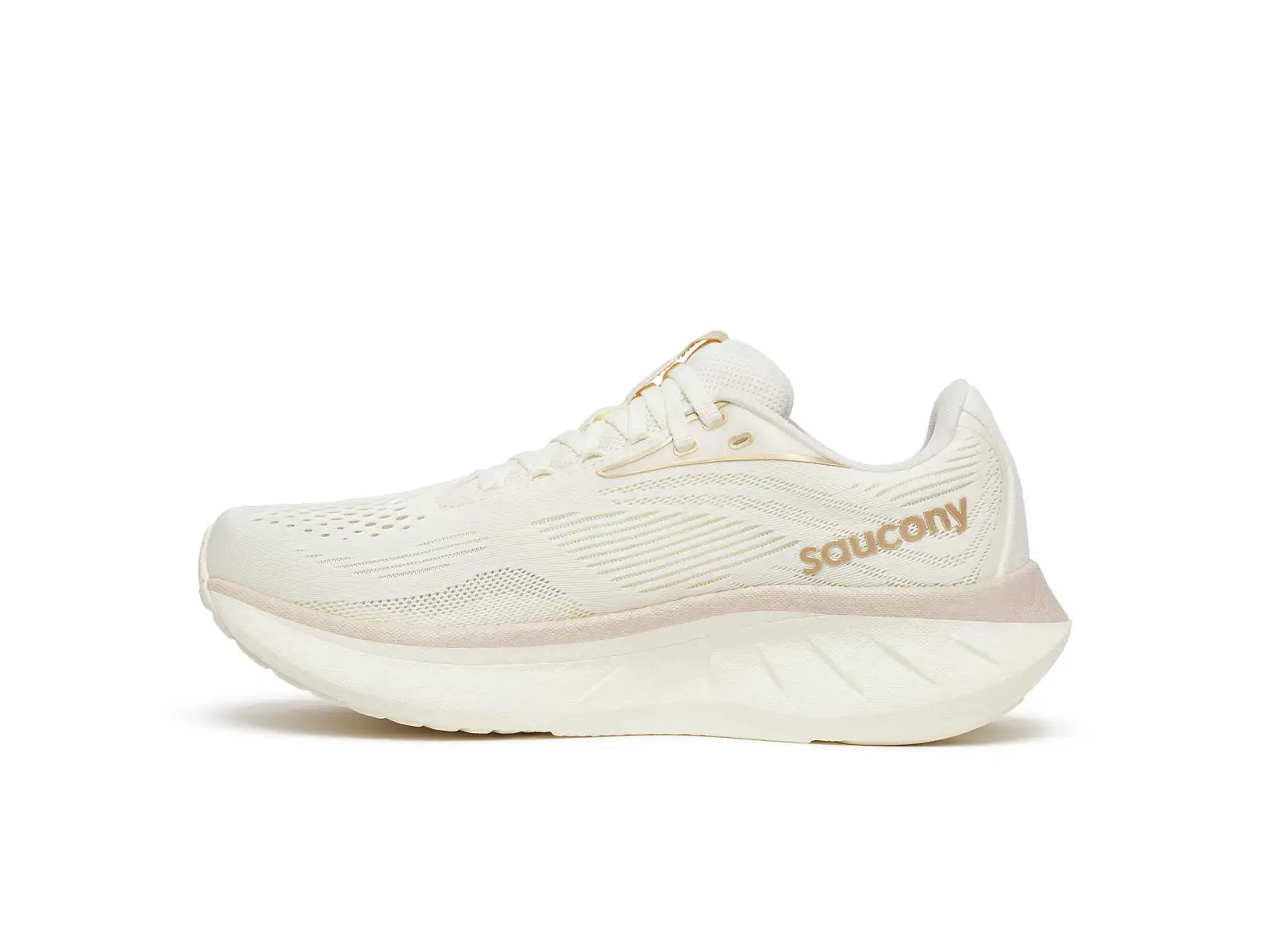 Saucony Ride 18 Damen Laufschuhe Vanilla