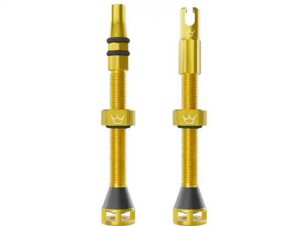 Peatys Holeshot Fast Flow Tubeless Ventile 60 mm Gold