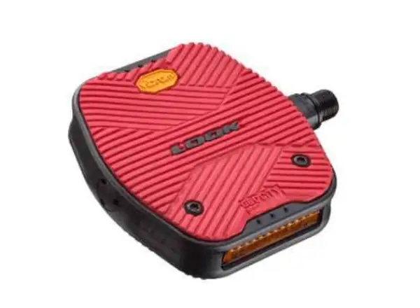 LOOK Geo City Pedale Grip in Rot.