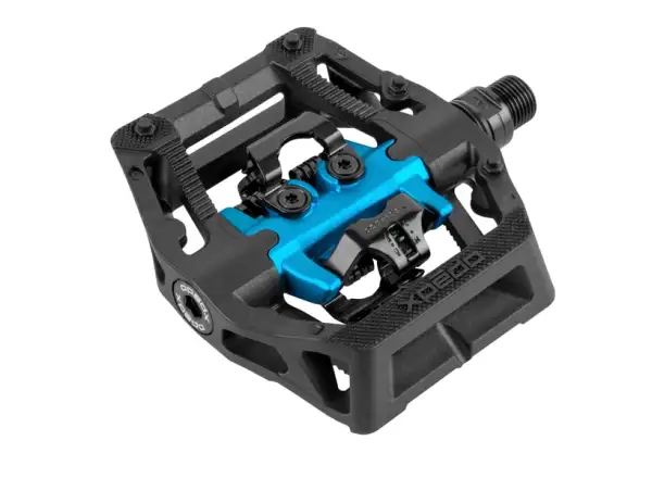 X-pedo GFX Neo Trittfrequenzpedale Schwarz/Blau