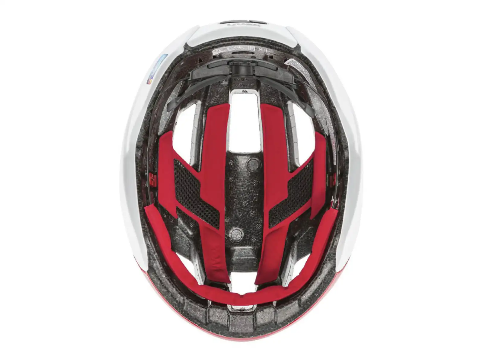 Uvex Rise CC Helm Red/White Matt