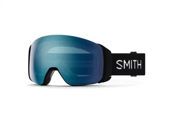 Smith 4D Mag Skibrille Black / ChromaPop Everyday Blue Mirror (2 Gläser)