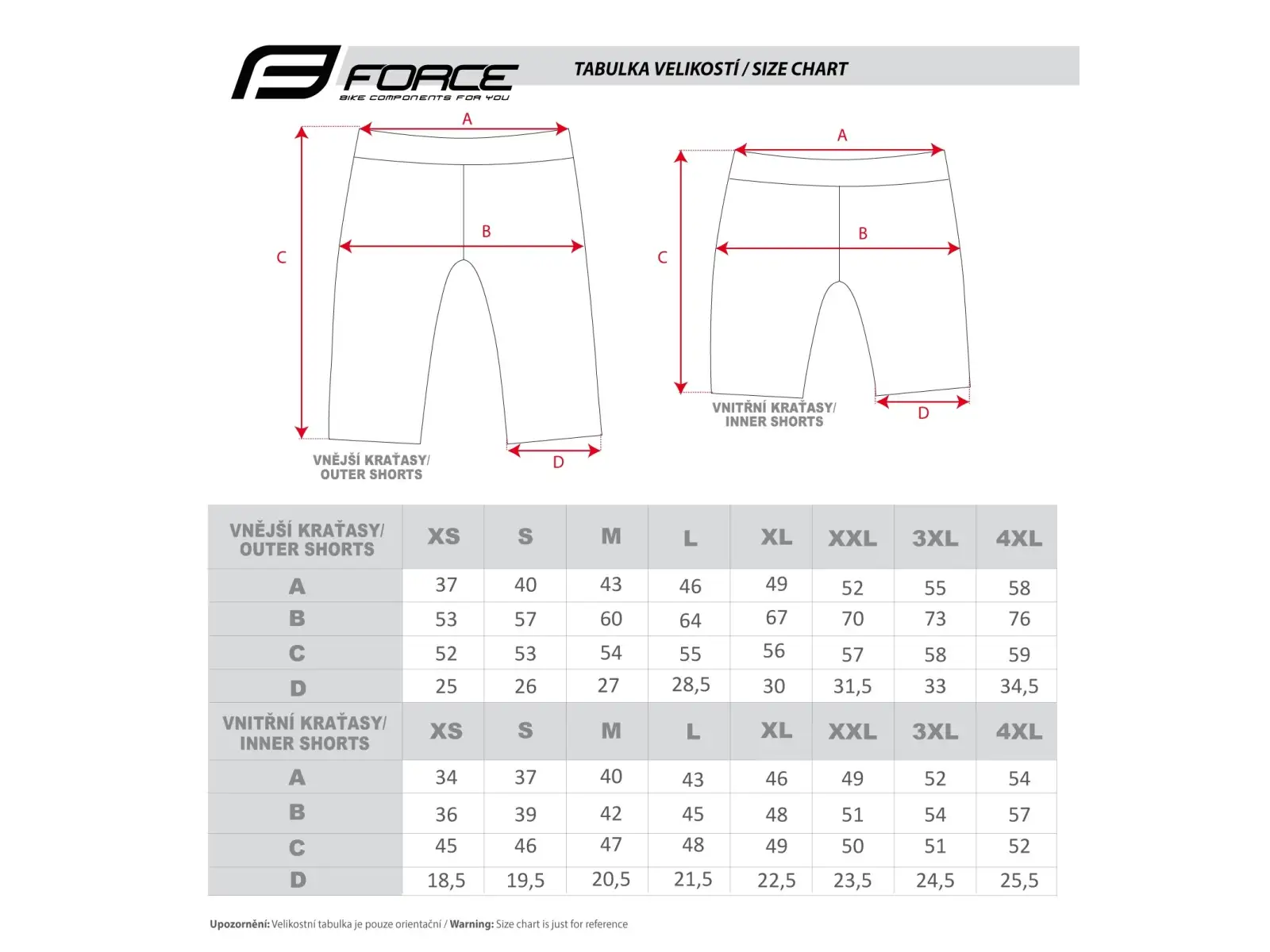 Force MTB-11 Herren Shorts mit Polsterung Blau