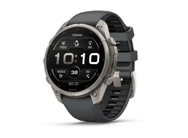 Garmin Fénix 9 Pro inReach 47 mm Smartwatch Carbon gray DLC Titanium Black/Pebble gray