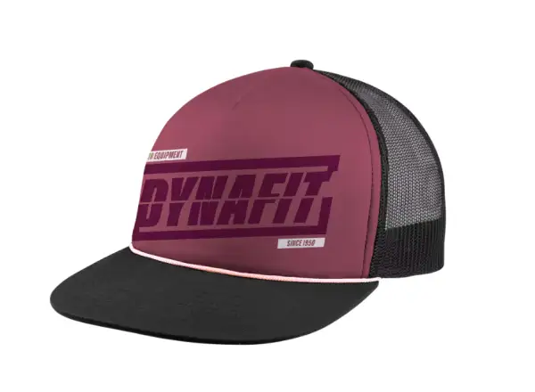 Dynafit Graphic Trucker Kappe Dunkelrose/Tabloid.