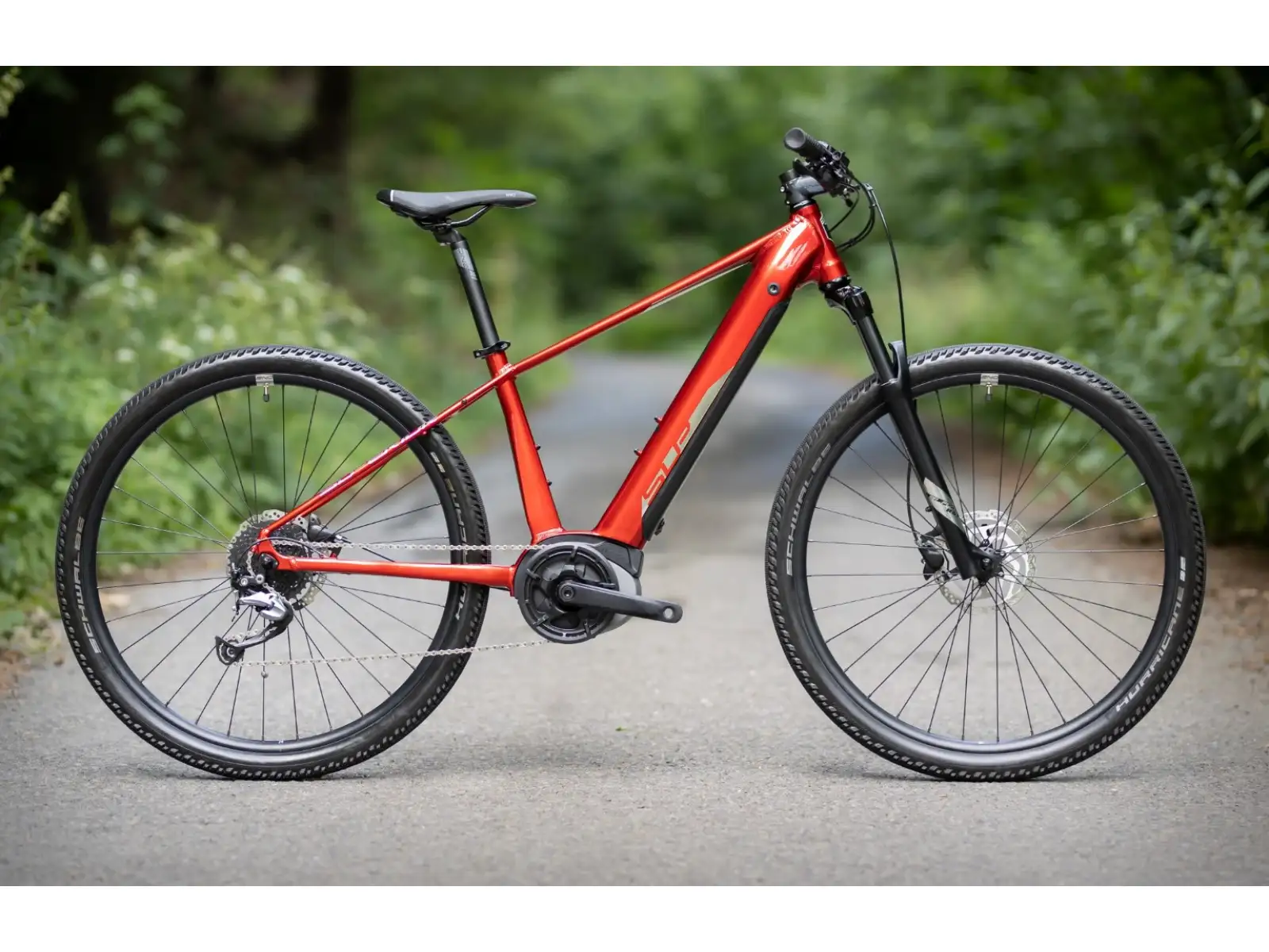 Superior eXC 7019 B E-Mountainbike Gloss Dark Red/Chrome Silver