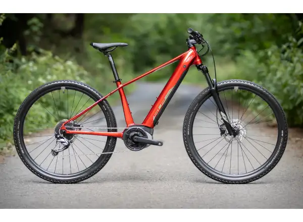 Superior eXC 7019 B E-Mountainbike Gloss Dark Red/Chrome Silver