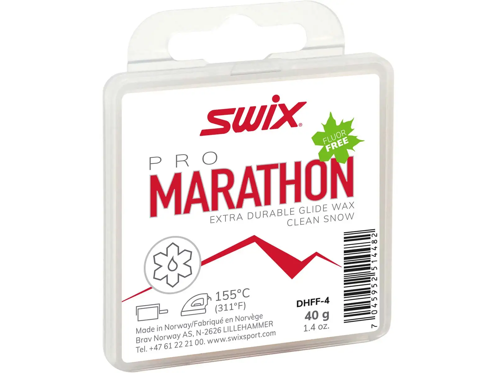 Swix DHFF Marathon Pro Gleitwachs 40 g