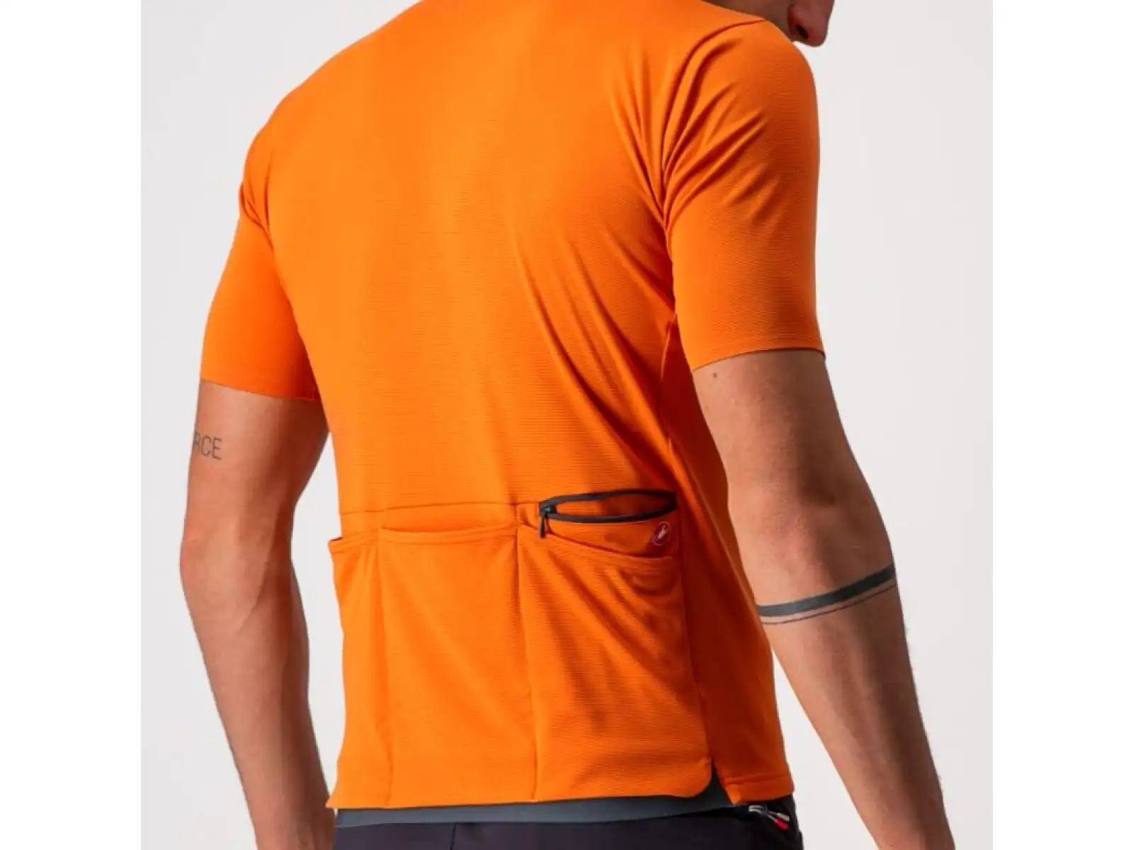Castelli Unlimited AR Herrentrikot mit kurzen Ärmeln Orange Rost