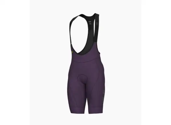 Alé PR-E Magic Colour Herren-Bermudashorts mit Latz und Polsterung Bordeaux
