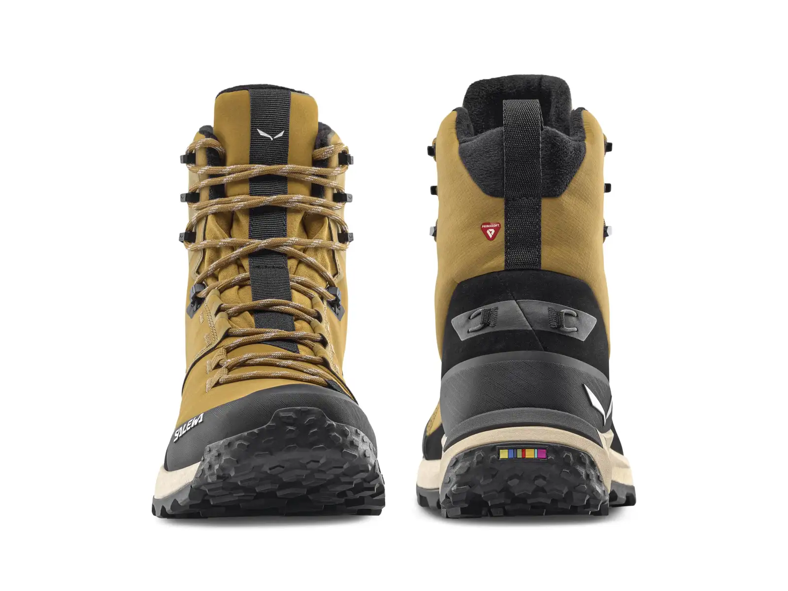 Salewa Puez Winter Mid PTX Herrenschuhe Golden Brown / Schwarz