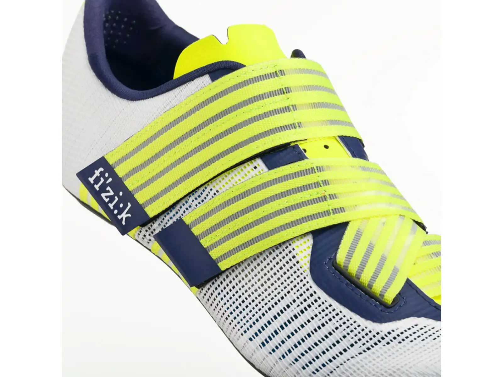 Fizik Vento Powerstrap Aerowave Herren Rennradschuhe Movi Yellow/White