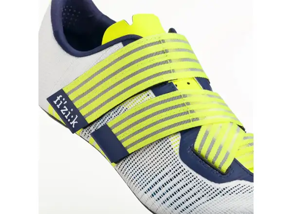 Fizik Vento Powerstrap Aerowave Herren Rennradschuhe Movi Yellow/White