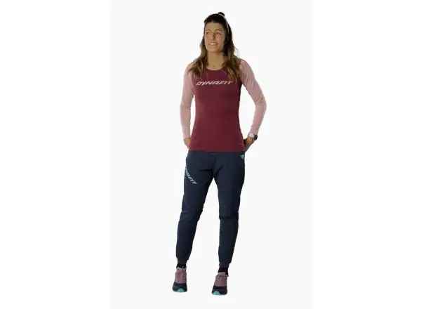 Dynafit 24/7 Damen Langarmshirt Burgundy