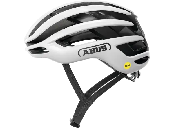 Abus AirBreaker 2.0 MIPS Straßenhelm Shiny White