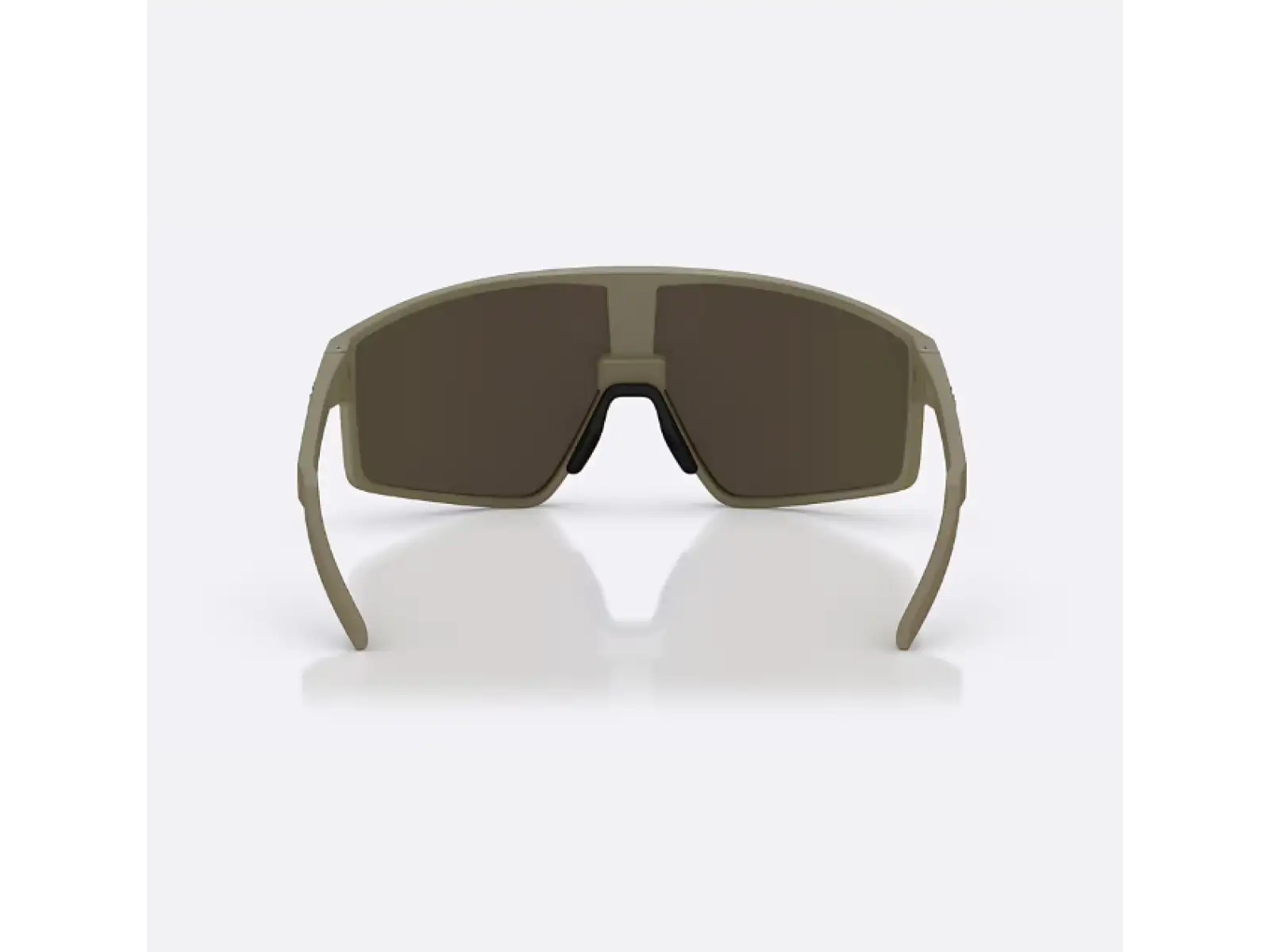 Bliz P002 Sonnenbrille – Matt Camo Green mit Grey Red Revo Look