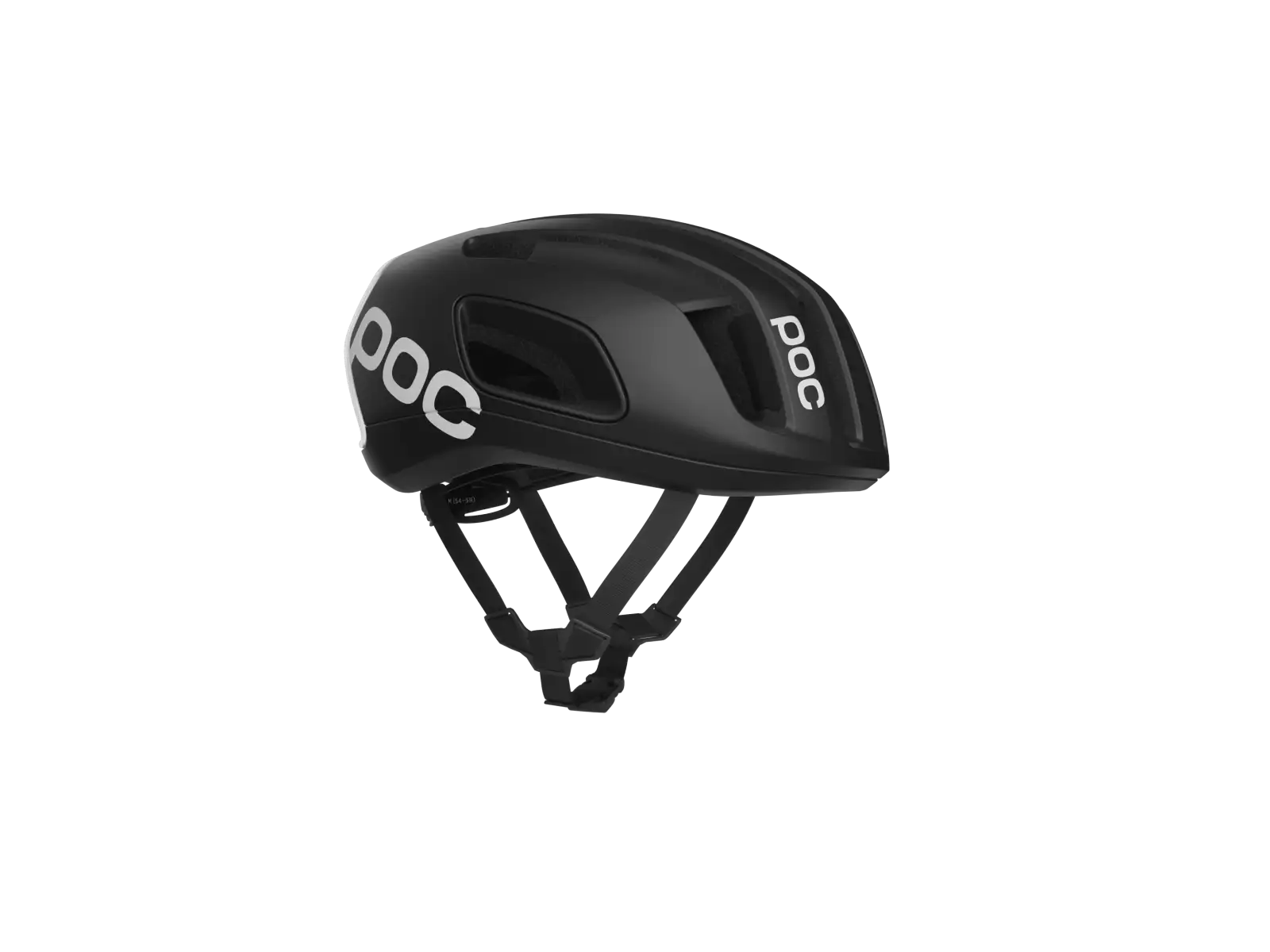 POC Cytal Straßenhelm Uranium Black Matt/Hydrogen White/Logo