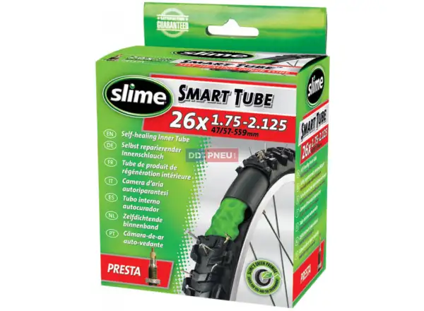 Slime Classic MTB 26x1,75-2,125" Schlauch mit Schrader-Ventil.