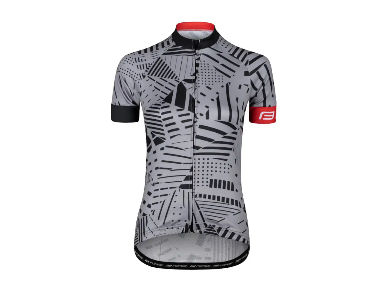Force Shard Lady Damen Kurzarmtrikot grau/schwarz