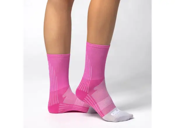 Alé Color Block T-Care Plus Damen Socken Fuchsia
