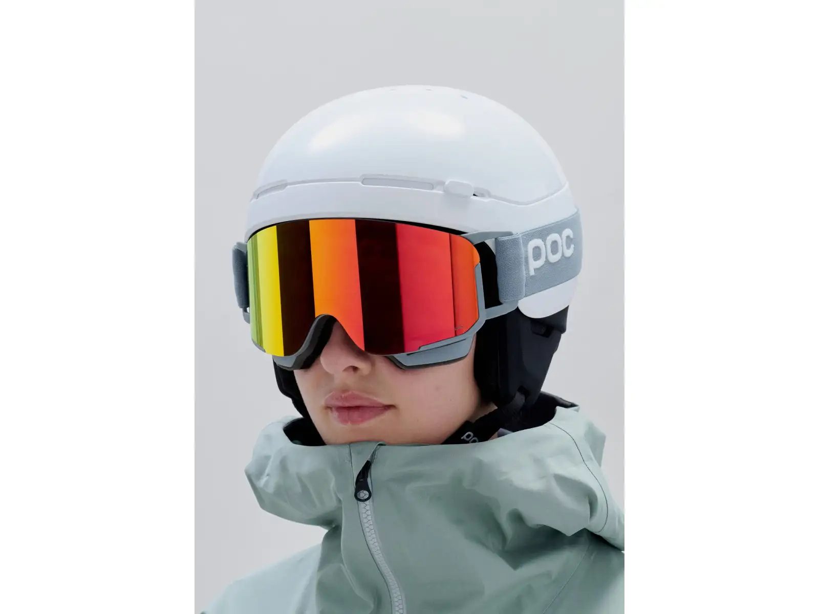 POC Nexal Skibrille Granite Grey/Partly Sunny Orange