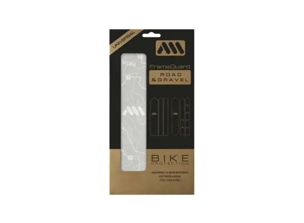 All Mountain Style Rahmen-Schutzaufkleber Gravel/Road Sterrato White